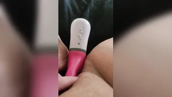 Bbw having fun with sex toy