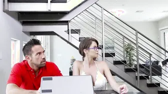 FuckmilyStrokes.com - They are going to make some real fuckmily porn. Anna exposes her fat natural melons and Emily peels