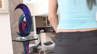 Bombshell Tight Cunt Freaky Dark Haired takes his BFF who is