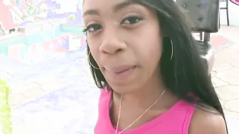 Oiled up african booty bouncing