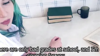 College cunt with mouth said banged you but the professor banged her into the booty - MySchoolLife