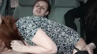 Milf picks up Lost Lovers into a Van