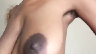 South-Black Huge Boobies Amateur Nympho Hired For a Fake Job