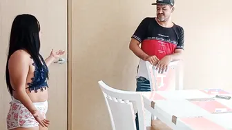 I pounded my stepsister until I cum into her snatch