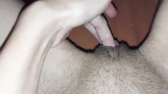 point of view evening masturbation of dripping snatch