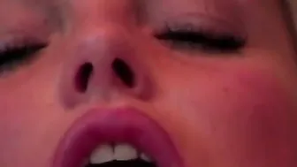 Adorable dyke going wild as her cunt getting licked on