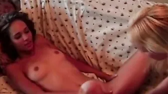 Adorable dyke going wild as her cunt getting licked on