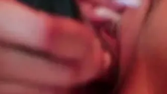 Adorable dyke going wild as her cunt getting licked on