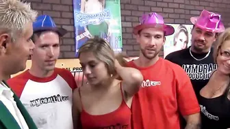 Plowed A Fan - Travis from Washington DC Reverse Gang Bang with Lia Lor Jennifer White Nikki Sexx