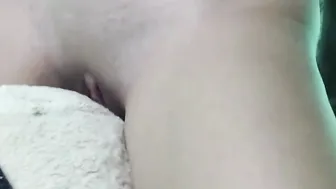 I masturbate with my favorite teddy I rub myself until