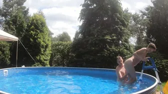 SUMMER TIME Soo a Rough Boned into the POOL Part four