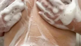 I guess gigantic boobs need washing too.