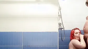 Hot bathroom sex with a thick angel
