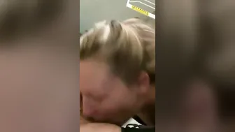 Swallowed his cock and bust inside two minutes
