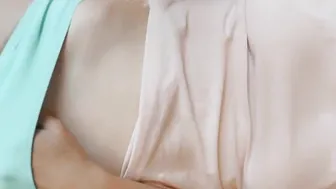 Adorable twat masturbates into underwear. when no 1 sees. orgasm