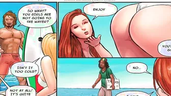The Patricinhas pt. one - A Day at the Beach - Twat Tatoo from lusty Rasta man inside Jamaica