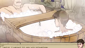 Witch Hunter Coach - Step-Daughter Loves Taking a Hot Tub With
