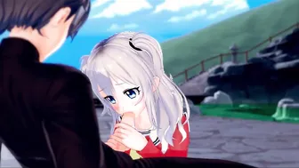 Waifu Nao Tomori Gets Screwed into a Pool. Charlotte Anime.