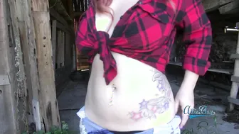 Barn porn video – Ginger AllieBay Inside Barn Inside Plaid Shirt  Daisy Duke
