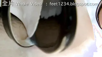 Goddess OL tights turf job shoejob big cum