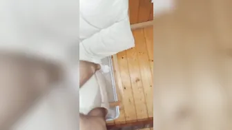 My Bf Fucks me with Sex Toys inside the Booty and we Cum