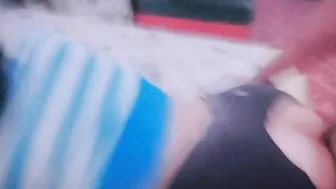 WE STAYED ALONE AT HOME WITH MY FRIENDS HUBBY AND HE SUDDENLY PUT HIS DICK INTO MY CUNT