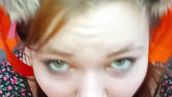 Last porn video – CUM INTO MY MOUTH - beauty amateur Cutie deepthroats drains nuts and swallows every last drop