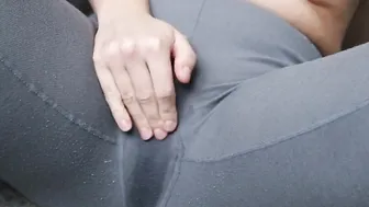 WET LEAKING VAGINA SOUNDS - CUM INSIDE MY LEGGINS