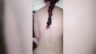 Blowing penis and gets screwed into butt.