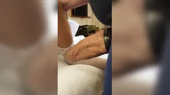 Biggest xxl vibrator destroys wifeys snatch followed by fisting and showing big gaping hole