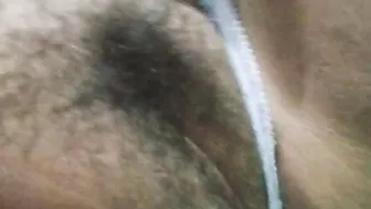 my gf records herself for me into a g-string and