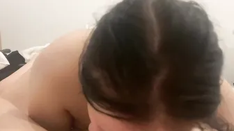Cum twice into the mouth of a chick from Tinder (inside the throat and on the face)