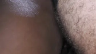 Interracial double creampie 1 inside her vagina 1 inside her