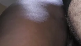 Interracial double creampie 1 inside her vagina 1 inside her
