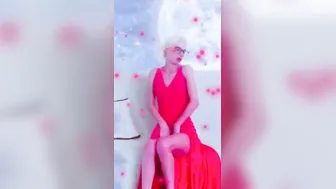 Sensual dance of a goddess petite polka