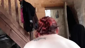 Leeloo Mom BBW blows dick and fucks herself on it
