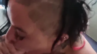 Northampton Hoe Blowing Penis and taking a giant facial