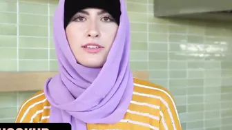 Hijab Hookup - Conservative Middle Oriental Beauty Angeline Red Shows Her Wild Side To Her Perv Stepdad
