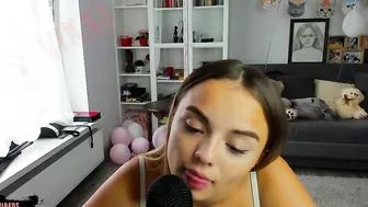 ASMR college girl IS EXCITED AND CANT RESTRAIN HERSELF