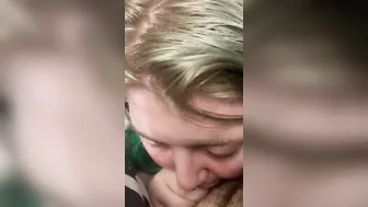 Bbw ex-wife giving my sloppy oral sex