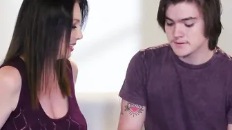 Older stepmom titfucking vulgar stepson
