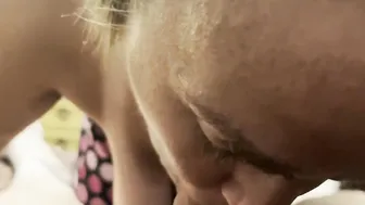 Old pov Oral Sex I love sucking off your balls dry through