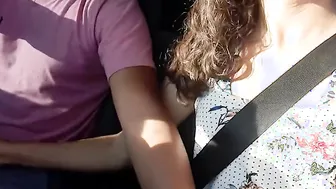 Uber porn video – University college girl masturbates me to pay the UBER