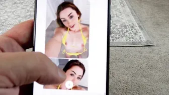 goddess barely legal stepsister Ruby Redbottom accidently send nudes to her stepbro