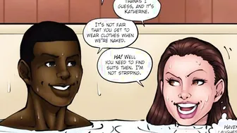 Bitch Doctor pt. two - Huge Ebony Dicks inside the pool XVIDEOS