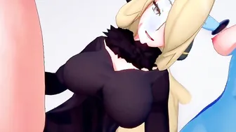 HOT 3 WAY WITH CYNTHIA AND CLAIR - 4K POKEMON PORN