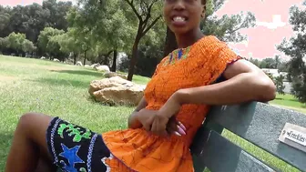 I Picked Up This Adorable Slender Short Hair Black Cutie Auntie