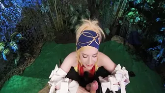 Dresden As FINAL FANTASY RIKKU Shows Gratitude With Leaking Cunt VR Porn