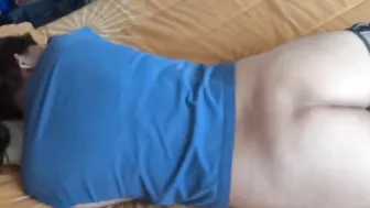 It excites me to performance myself into front of my friends stepson to see his big penis masturbating