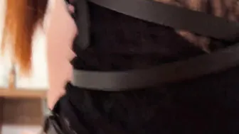 Crazy Hot sex into mask and panties